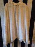 Handmade 40s inspired chenille swim cape