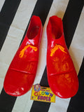 Odd Bettie Vintage Giant Oversized Red Clown Shoes