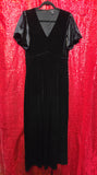 Gently Used Black Velvet Jumpsuit