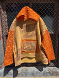 Unforgiven Upcycled Schlitz Blanket Hoodie