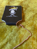 Red's Copper Cast Animal Bone Gold Necklace