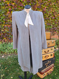 Vintage 40s Three Piece Pinstripe Suit Set
