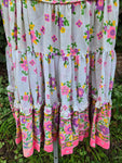 Vintage 70s pink square dancing