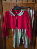 Gently Used Laura Byrnes Red & Green Christmas Set