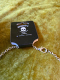 Unforgiven Silver Religious Charm Rosary Necklace
