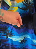 Vintage 60s Blue Helena's Hawaiian Shirt