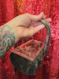 Vintage Grey Lucite Purse