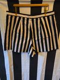 Handmade Black and White Stripe Two Piece Set