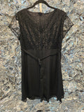 Vintage 1990s Black Just Choon Formal Dress