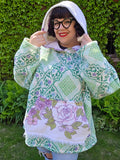 Unforgiven Upcycle Terry Cloth & Felt Blanket Hoodie