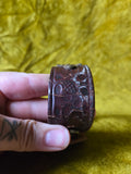 Unforgiven Upcycled Keyhole Leather Belt Cuff