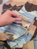 Vintage 70s Mountain Sky Double Sheet Set