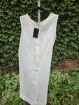 Vintage 60's White Bird and Flower Embroidered Dress