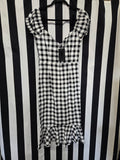 Anita Cruz Collectif Black Gingham Dress