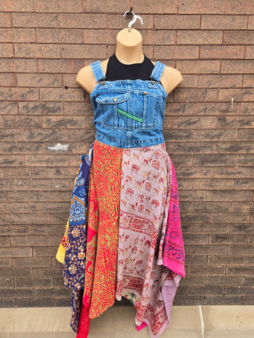 Unforgiven Size 4X Overall Scarf Dress