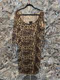 Gently Used Collectif Scoop Neck Leopard Dress