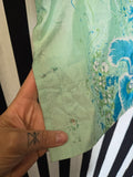 Vintage 60s Green Silk Thapawong top