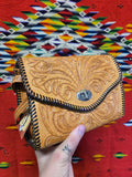 Vintage Tooled Leather Bag