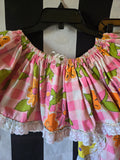 Odd Betties Vintage Pink Clown Collar and Apron