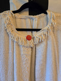 Handmade 40s inspired chenille swim cape