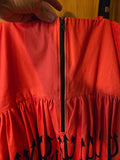 Gently Used Oblong Box Red Devil Pitchfork Dress