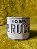 Unforgiven Upcycled Bruce License Plate Cuff