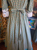 Vintage 70s Bicentennial Dress and Bonnet
