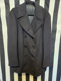 Vintage 60s Navy Wool Pea Coat