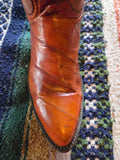 Vintage 80s Eel Durango Cowboy Boots Men's 8.5