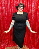 Vintage 60s Black Dress and Jacket Set