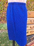 Vintage 60s Blue Jacket and Skirt Set