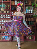 Gently Used Diyanu African print strapless dress