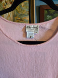 Vintage 90s Pink Rose Embroidered Dress
