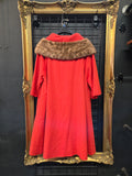 2X Vintage AS IS Lilli Ann Red Coat