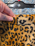 Gently Used Lucky 13 Fuzzy Leopard Print Pencil Skirt