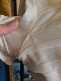 Vintage 60s Sheer white blouse with pussycat bow