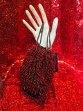 Vintage 20's Red Hand-Beaded Bag
