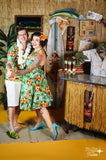 Unforgiven Handmade Blue Tiki Family Set