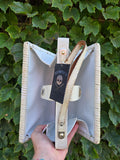 Vintage White Wicker Purse