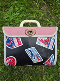 Vintage 50s Pink Kids Mini Travel Case Handbag