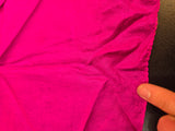 Vintage 60s Magenta Pink Pure Silk Square Scarf