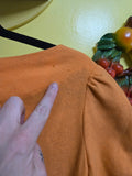 Vintage 60s Orange Wool Dress