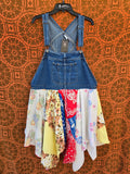 Unforgiven Upcycled Tea Towel Overall Dress