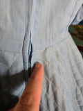 Vintage 70s Pastel Blue Lace Square Dancing Dress