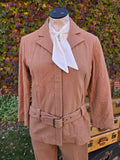 Vintage 60s Camel Brown Wool Sportswear set