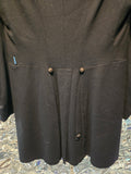 Vintage Masonic Knights Templar Black Frock Coat