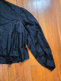 Antique 1900's Victorian Pleated Black Jacket