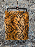 Gently Used Lucky 13 Fuzzy Leopard Print Pencil Skirt