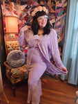 XL Vintage 90s Purple hippie Jacket and Dress