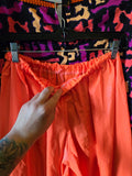 Odd Betties Vintage 80s Neon Orange Clown Suit